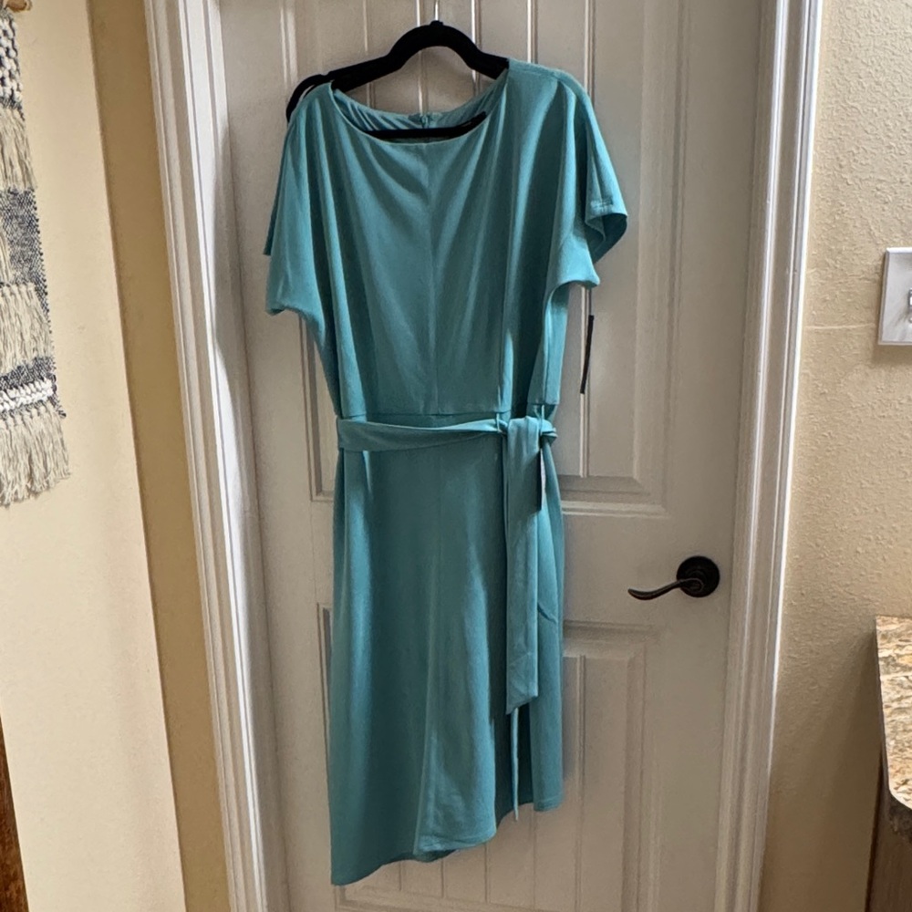 Maggy London Teal Midi Dress